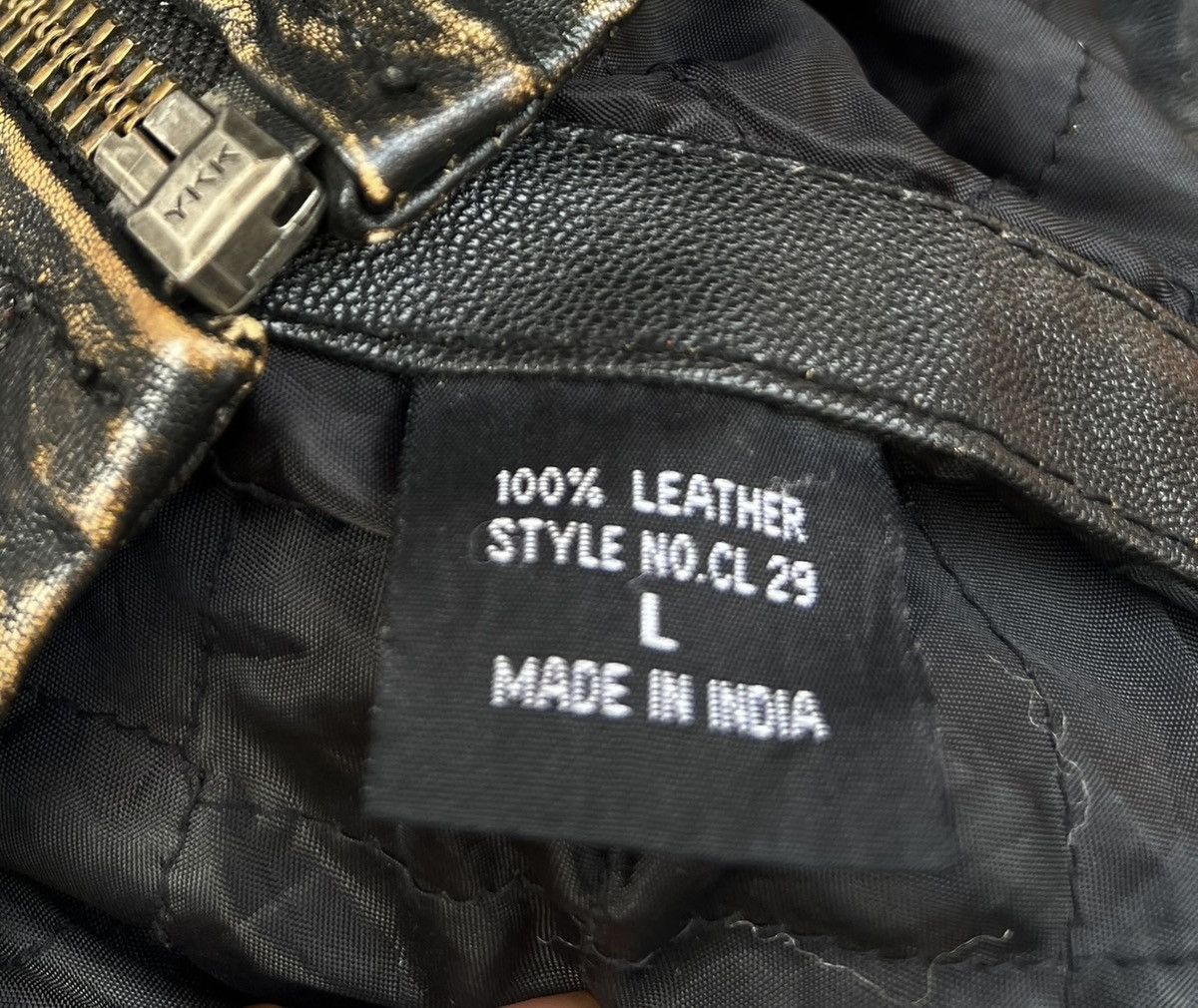 Japanese Brand Bondage Politix Multipocket Patchwork Punk Leather Jacket Size US L / EU 52-54 / 3 - 12 Thumbnail