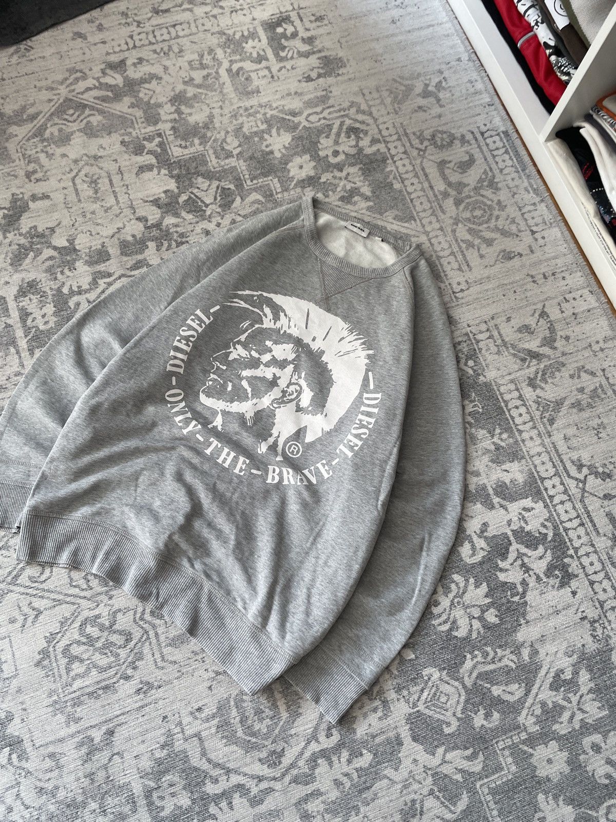 Diesel Vintage Diesel Sweatshirt Big Logo Boxy Archival Japanese Size US M / EU 48-50 / 2 - 2 Thumbnail