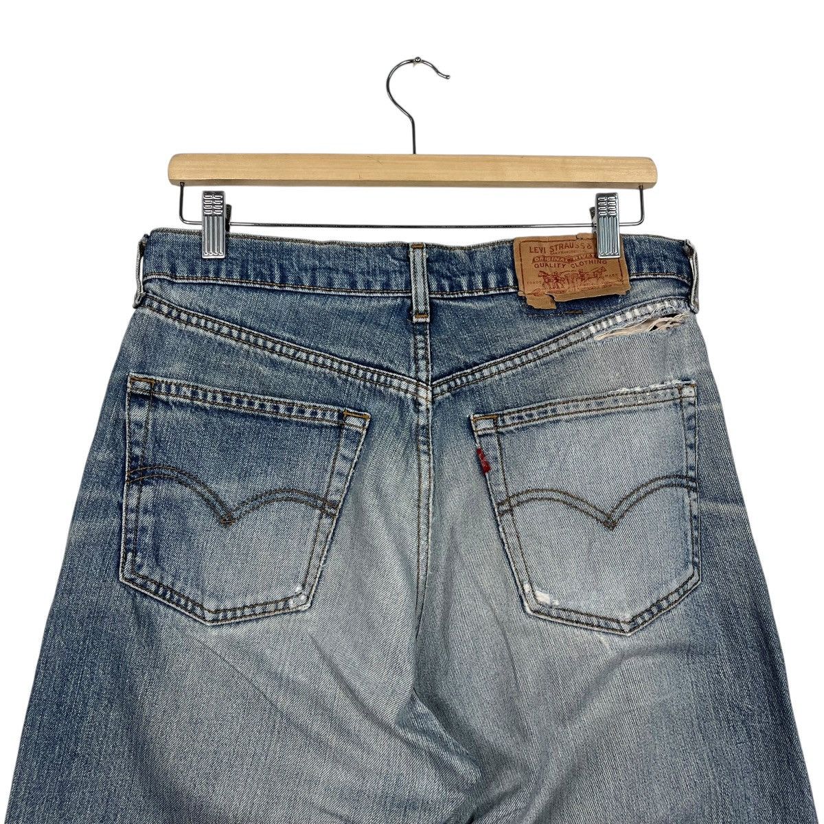 Levi's Vintage Levis Distressed Motive Denim Jeans Size US 32 / EU 48 - 8 Thumbnail