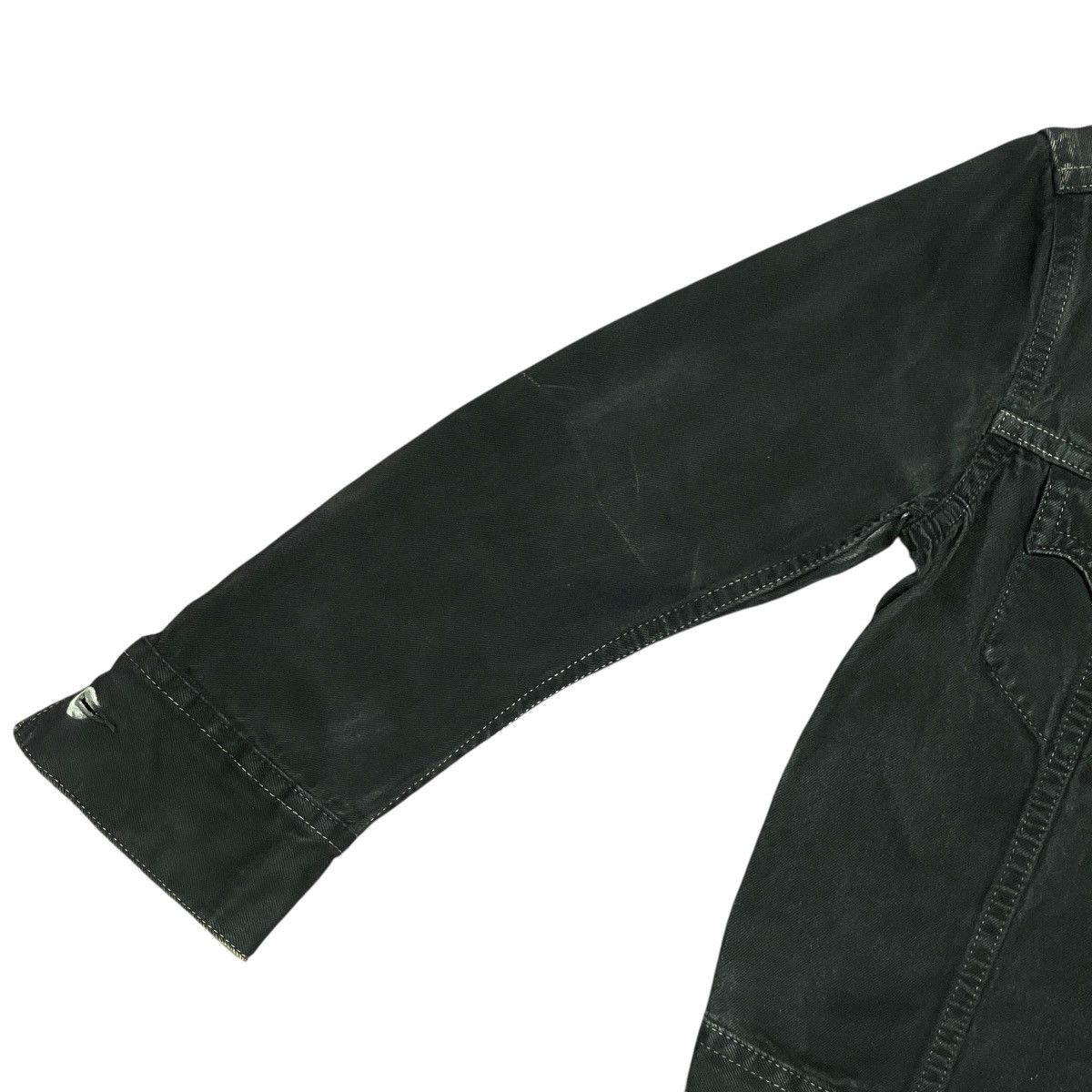 Levi's Vintage Y2k Levi’s Custom Split Bleach Denim Trucker Jacket Size US L / EU 52-54 / 3 - 11 Thumbnail
