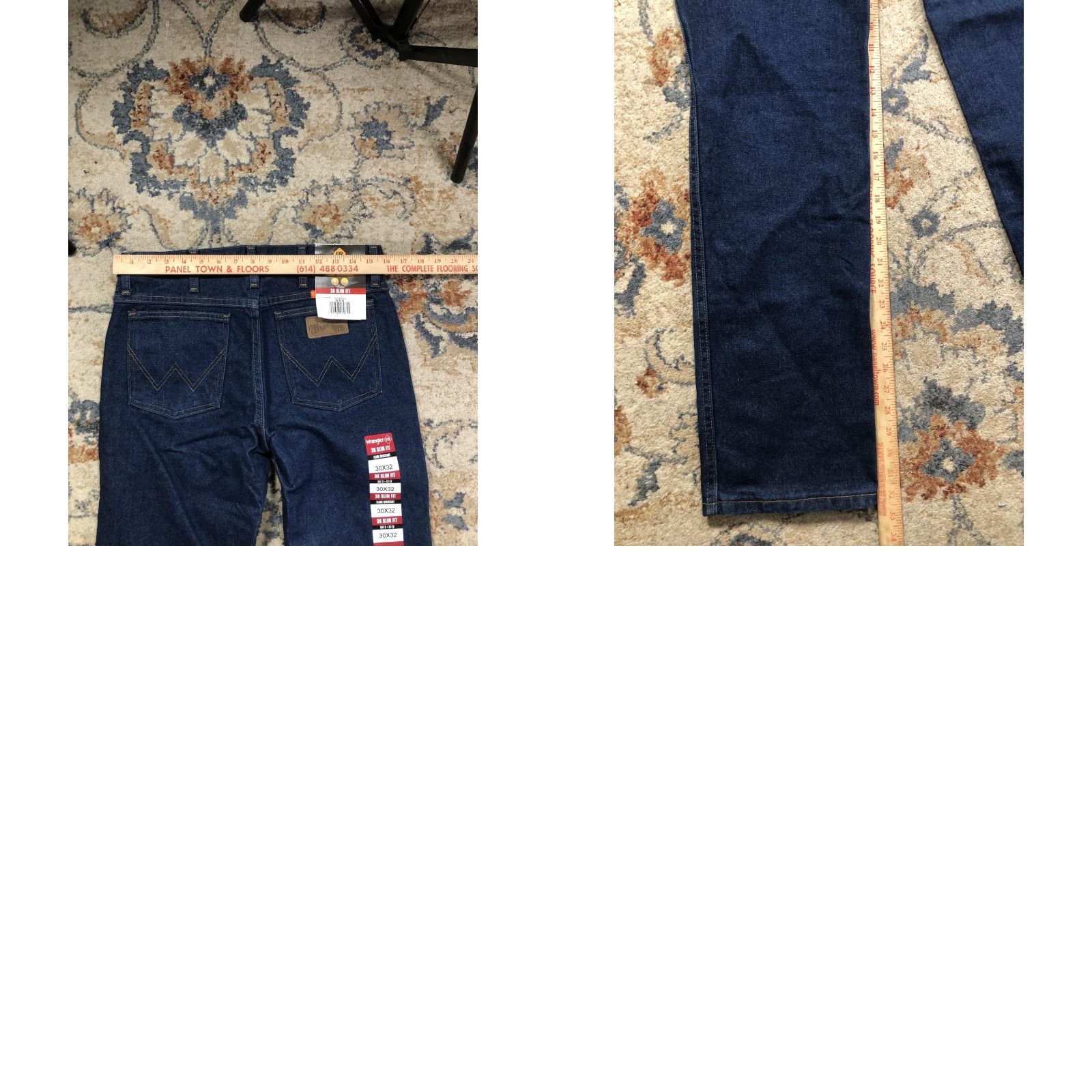 Wrangler Wrangler FR36MWZ Jeans Mens 30x32 Dark Wash Slim Straight Flame-Resistant Denim Size US 30 / EU 46 - 9 Thumbnail