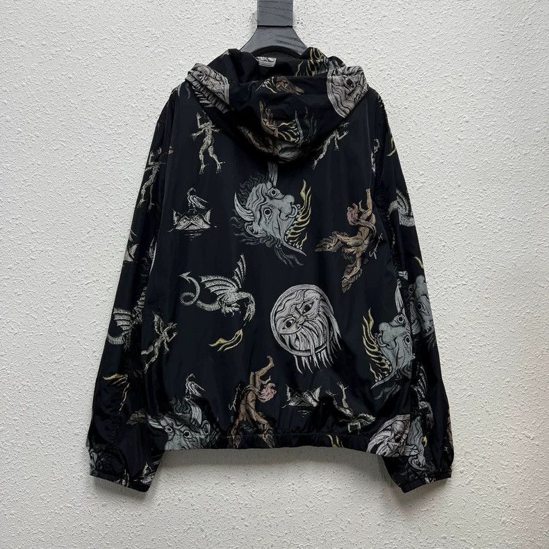 Givenchy Givenchy Devil Angel Graffiti Windbreaker Size US L / EU 52-54 / 3 - 2 Thumbnail