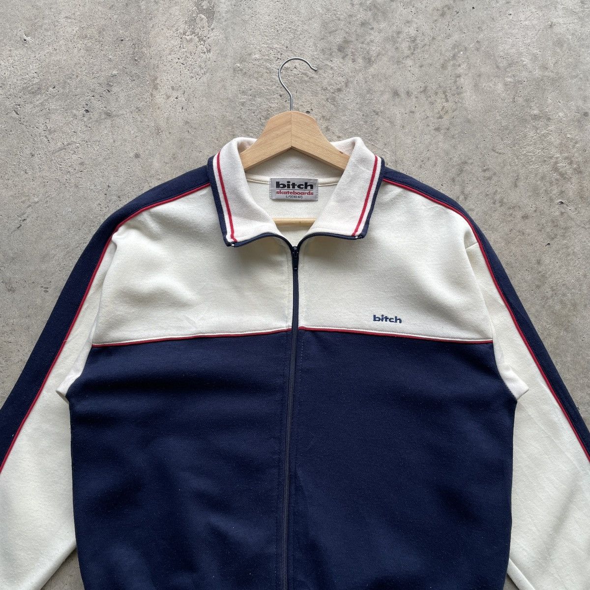 Vintage 90s BITCH SKATEBOARDS Zipper Ups Jacket Vintage Size US M / EU 48-50 / 2 - 3 Thumbnail