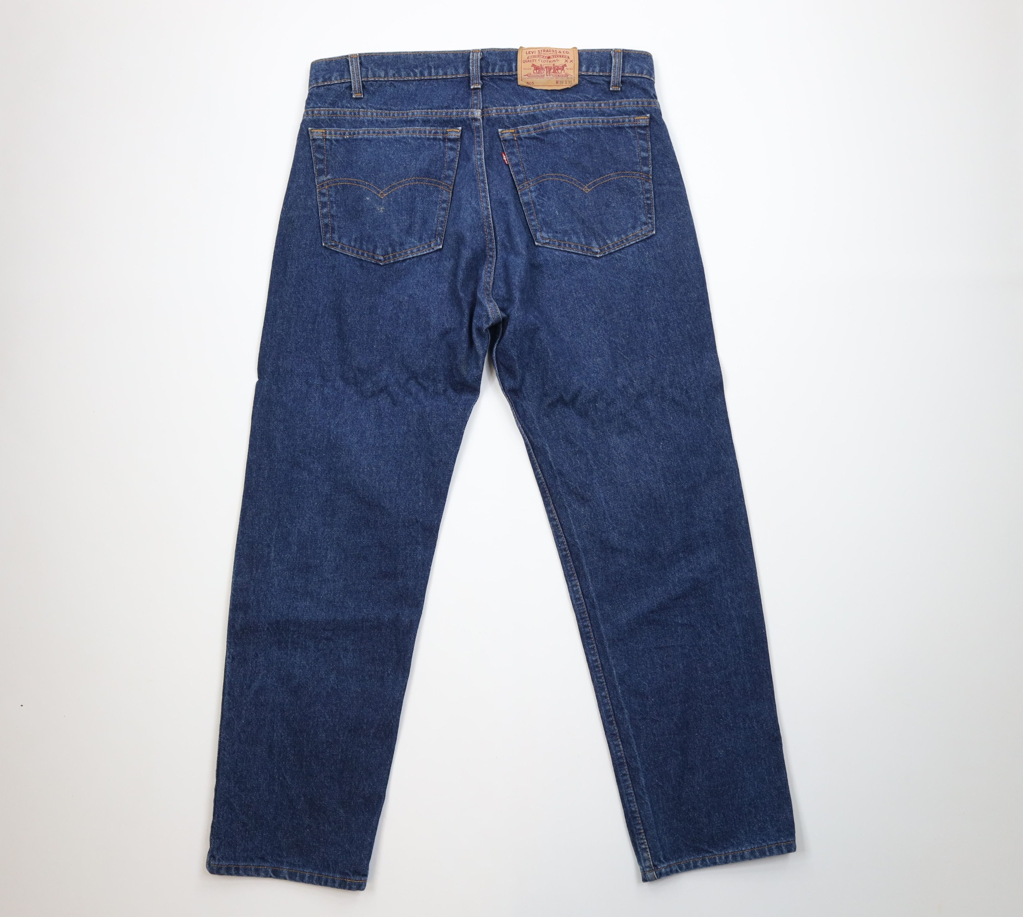 Levi's Vintage 80s Levis 505xx Regular Straight Leg Denim Jeans USA Size US 38 / EU 54 - 10 Thumbnail