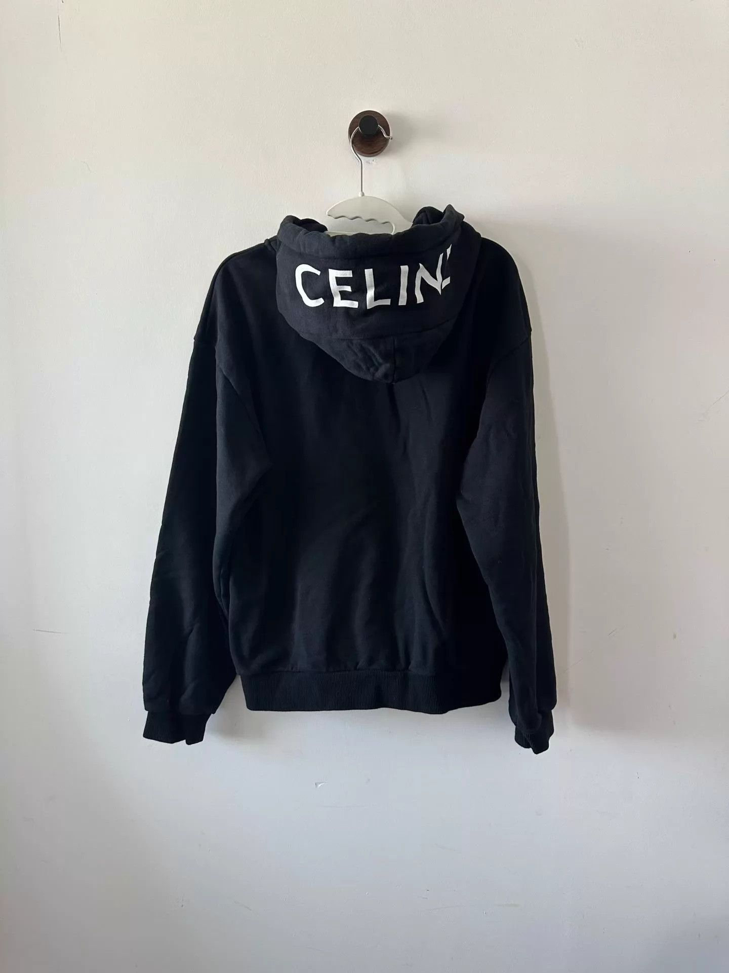 Celine CELINE Logo Zipper Hoodie M Size US M / EU 48-50 / 2 - 2 Thumbnail