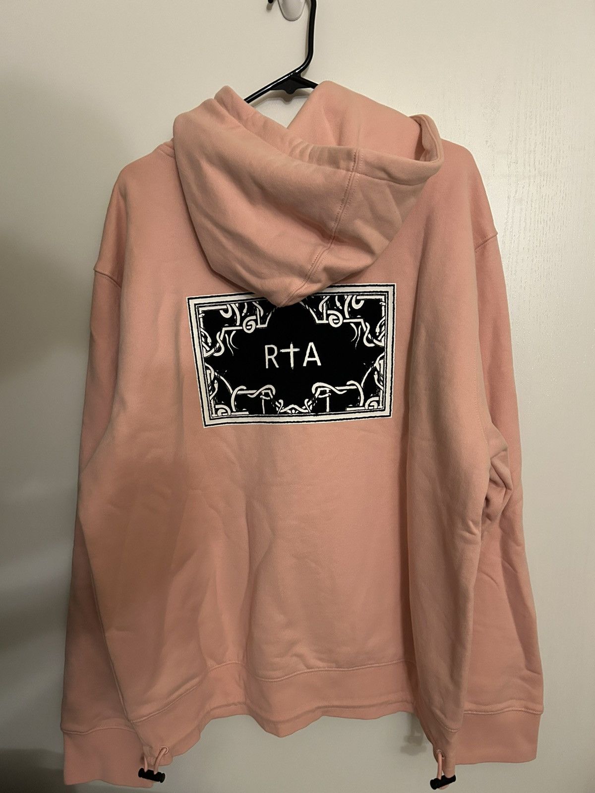 Rta NWT Men’s XL Pink RTA Stamp Logo Hoodie. Retail 265. Size US XL / EU 56 / 4 - 5 Thumbnail