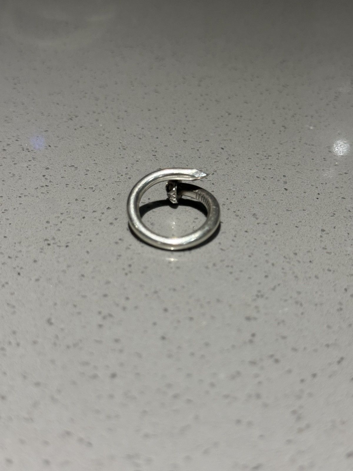 Chrome Hearts Diamond nail screw ring Size ONE SIZE - 12 Thumbnail