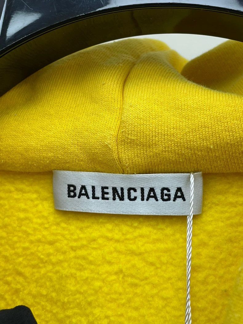 Balenciaga Balenciaga Yellow hooded sweatshirt Size US XS / EU 42 / 0 - 2 Thumbnail