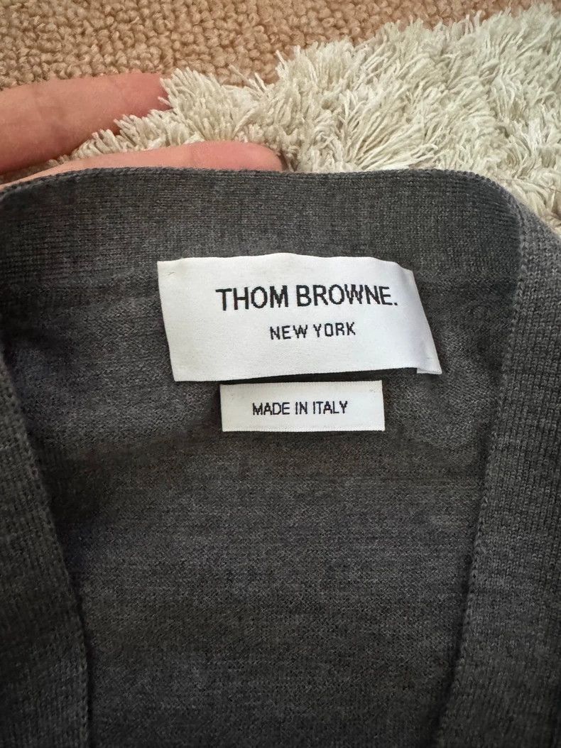 Thom Browne Thom Browne V-neck top Size US S / EU 44-46 / 1 - 3 Thumbnail