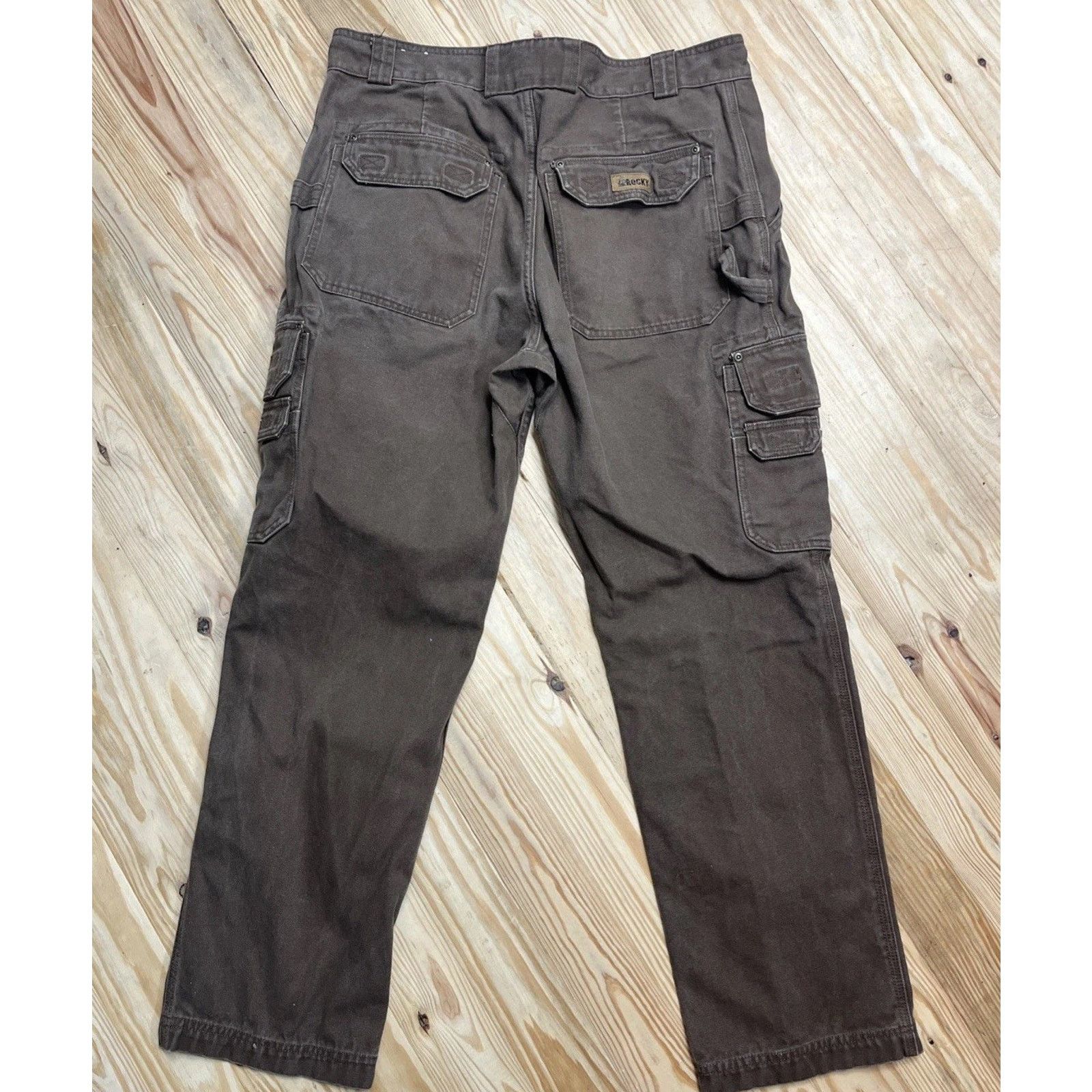 Rocky Rocky Outdoor Gear Mens Cargo Work Pants 40x32 Brown Size US 40 / EU 56 - 2 Thumbnail