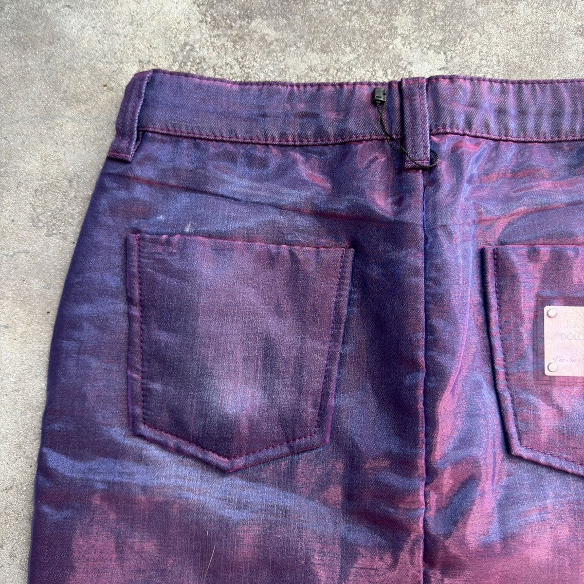 Dolce & Gabbana D&G Dolce & Gabbana Vintage Shined Y2K Skirt Size 27" / US 4 / IT 40 - 11 Thumbnail