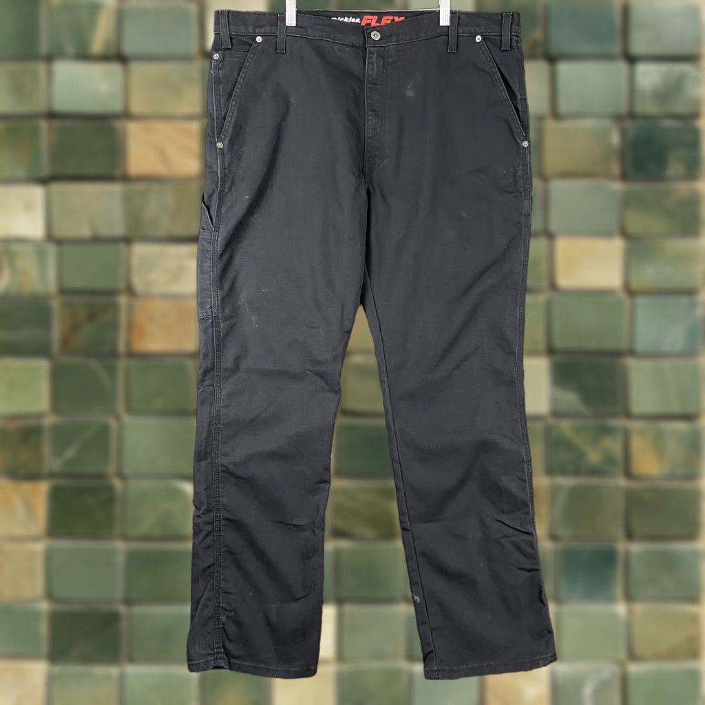 Dickies DICKIES Flex Black Cargo Pants Regular 40x33 Mens Size US 40 / EU 56 - 1 Thumbnail