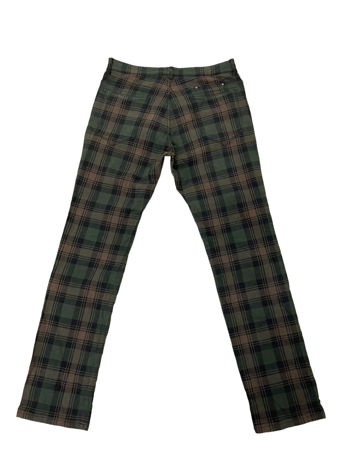 Japanese Brand Slim Check Pant Rageblue Stretch 7🟦0 Size US 33 - 1 Thumbnail