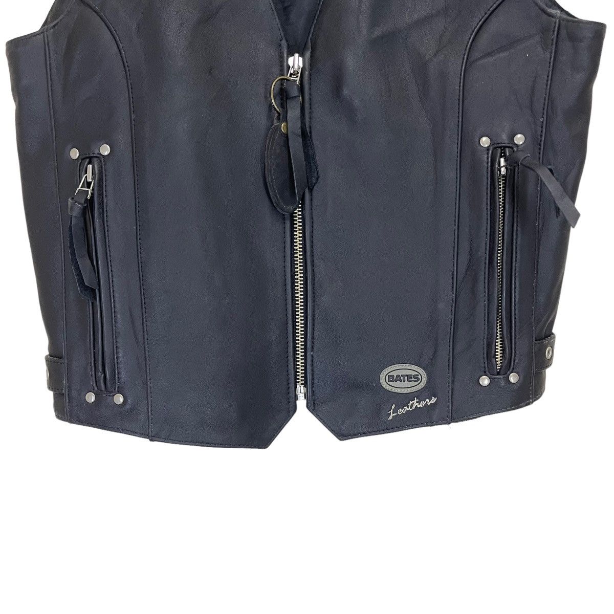 Bates Hats BATES LEATHERS RIDERS RACING SLEEVELESS JACKET Size US S / EU 44-46 / 1 - 8 Thumbnail