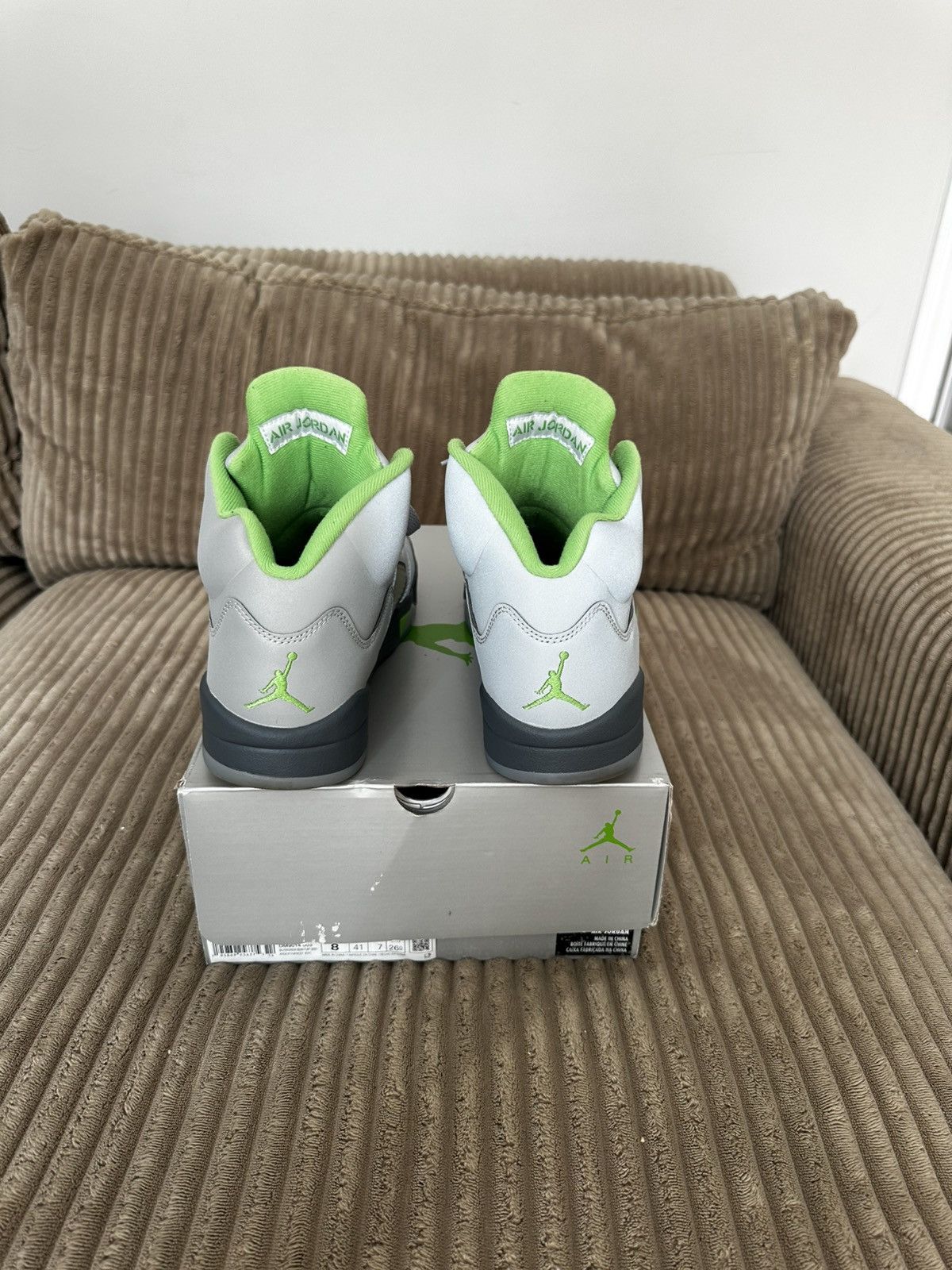 Nike Air Jordan retro 5 ‘ Green Bean ‘ 2022 Size US 8 / EU 41 - 7 Thumbnail