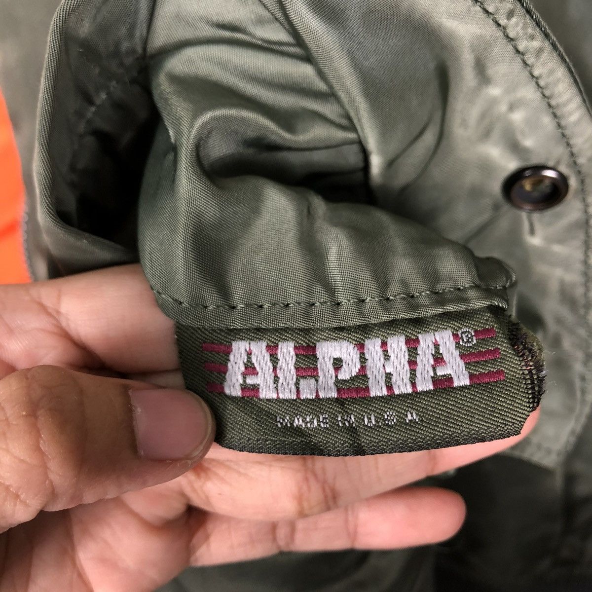 Alpha Industries 🔥 1970s VINTAGE RIOT RIOT ALPHA BOMBER JACKET MADE IN USA Size US M / EU 48-50 / 2 - 17 Thumbnail