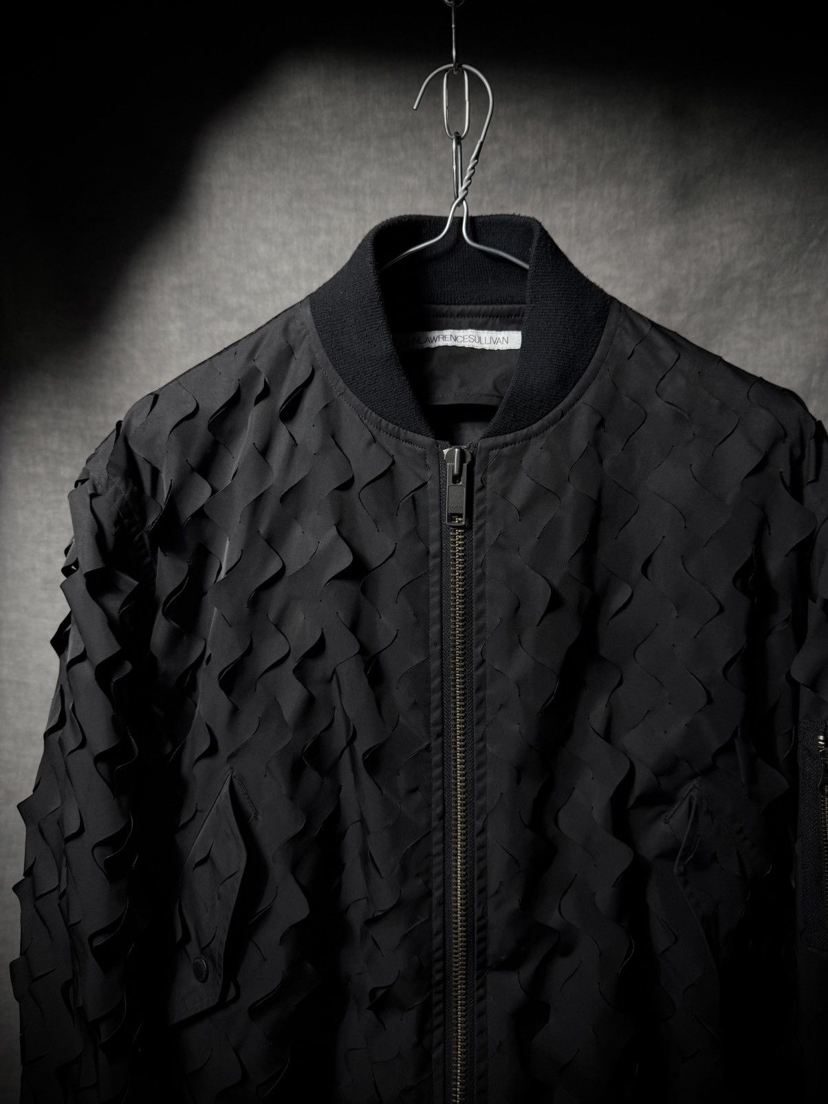 JOHN LAWRENCE SULLIVAN John Lawrence Sullivan 17AW 3D Woven Ribbon MA-1 Bomber Size US L / EU 52-54 / 3 - 4 Thumbnail