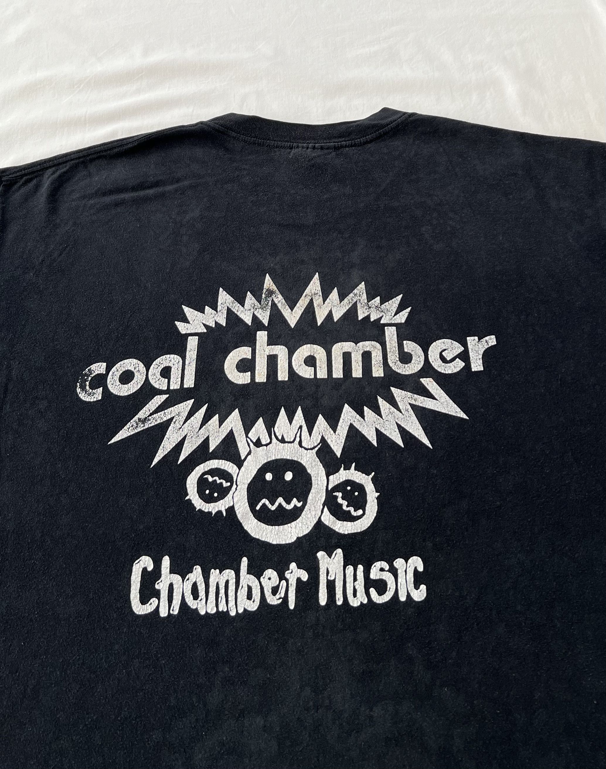Band Tees Vintage 2000s Coal Chamber Chamber Music Black Long Sleeve Size US XL / EU 56 / 4 - 19 Thumbnail