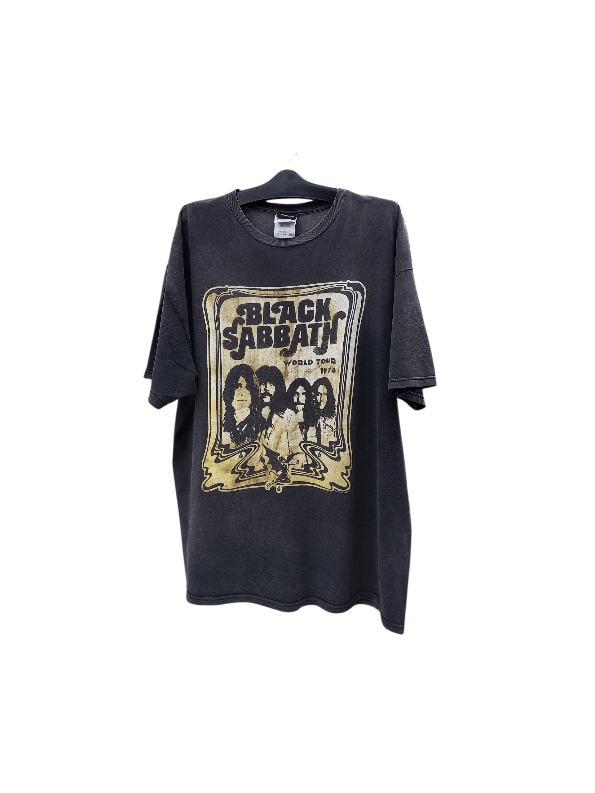 Band Tees Vintage Worn Sun Faded Y2K Black Sabbath Tour Size US XXL / EU 58 / 5 - 1 Thumbnail