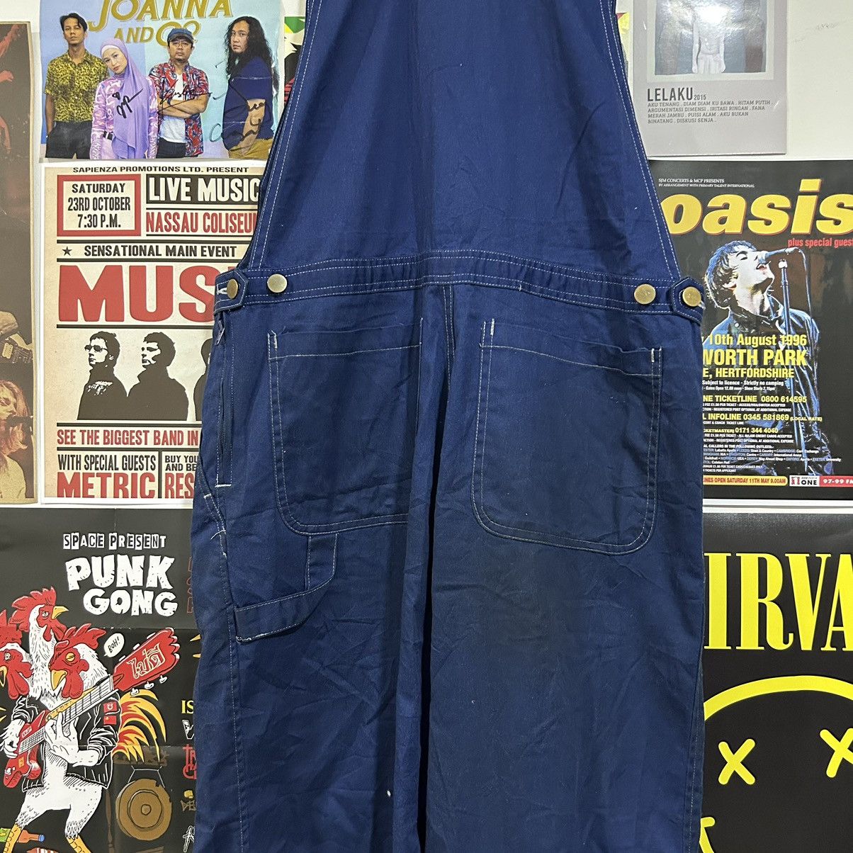 Vintage Vintage Good Year Carpenter Distressed Worker Overall Bid Size US 34 / EU 50 - 11 Thumbnail