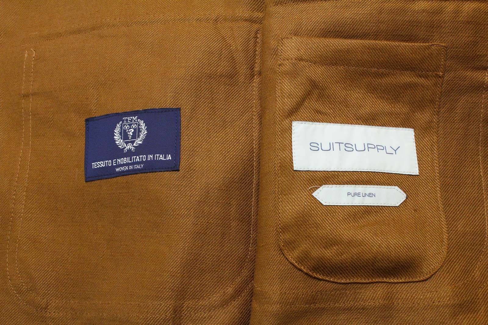 Suitsupply SUITSUPPLY William Jacket Men's UK 38 Button Up Pure Linen Size US M / EU 48-50 / 2 - 7 Thumbnail