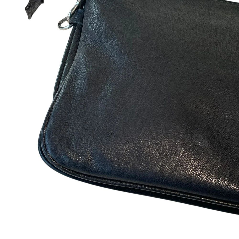 Yohji Yamamoto Yohji Yamamoto GRAIN GOAT SKIN 3 SEPARATED SACOCHE Size ONE SIZE - 6 Thumbnail