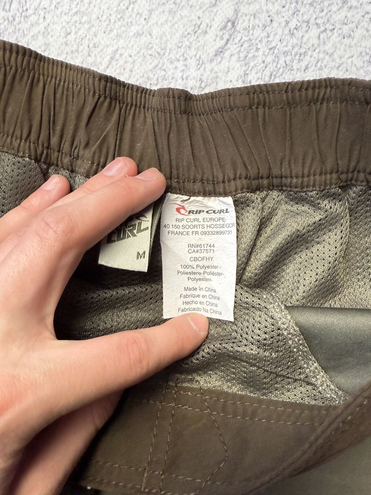 Rip Curl Vintage Rip Curl Big Logo Nylon Shorts USA OOs Size US 34 / EU 50 - 13 Thumbnail