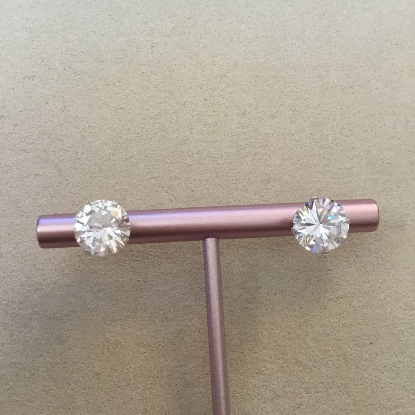 Other Sterling Silver Crystals Stud Earrings Size ONE SIZE - 1 Thumbnail
