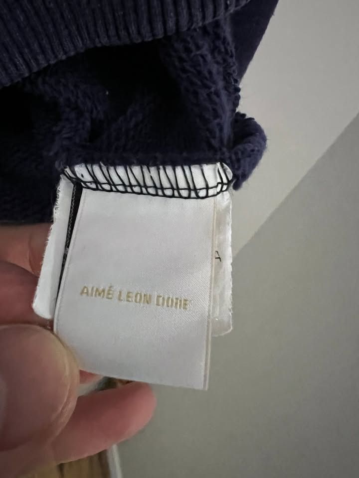 Aime Leon Dore × New Balance Aime Leon Dore x New Balance Logo Hoodie Navy Size US S / EU 44-46 / 1 - 6 Thumbnail