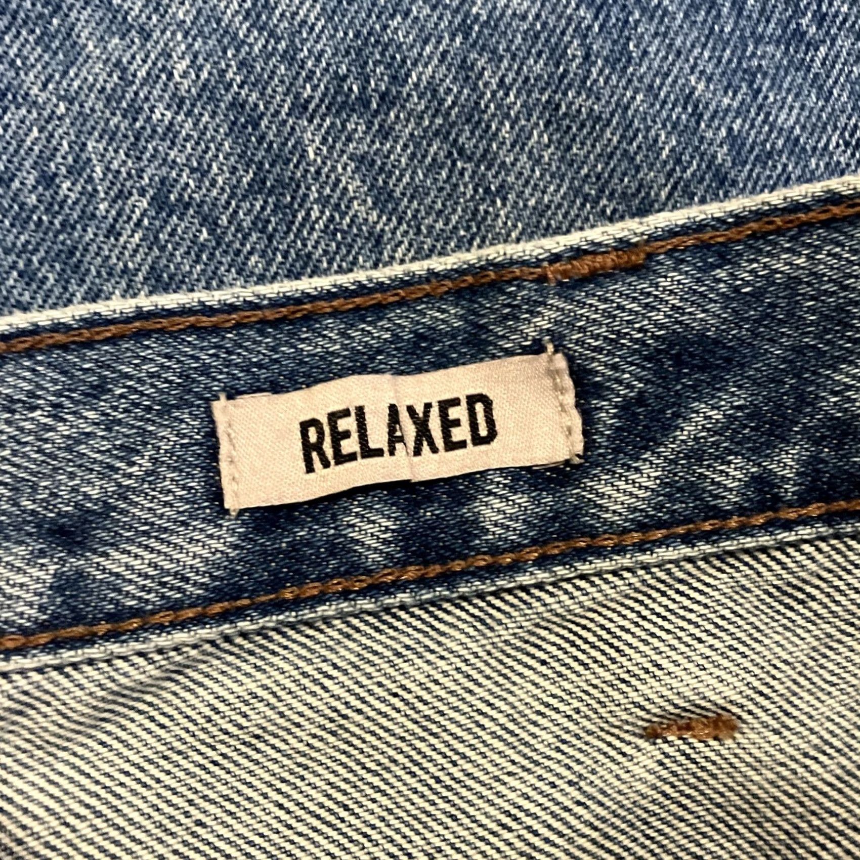 Harley Davidson Harley-Davidson Relaxed Fit Denim Jeans Men 46" Waist 30" Inseam Blue Cotton Denim 5-Pocket Logo Mid Rise Straight Style Size US 30 / EU 46 - 4 Thumbnail