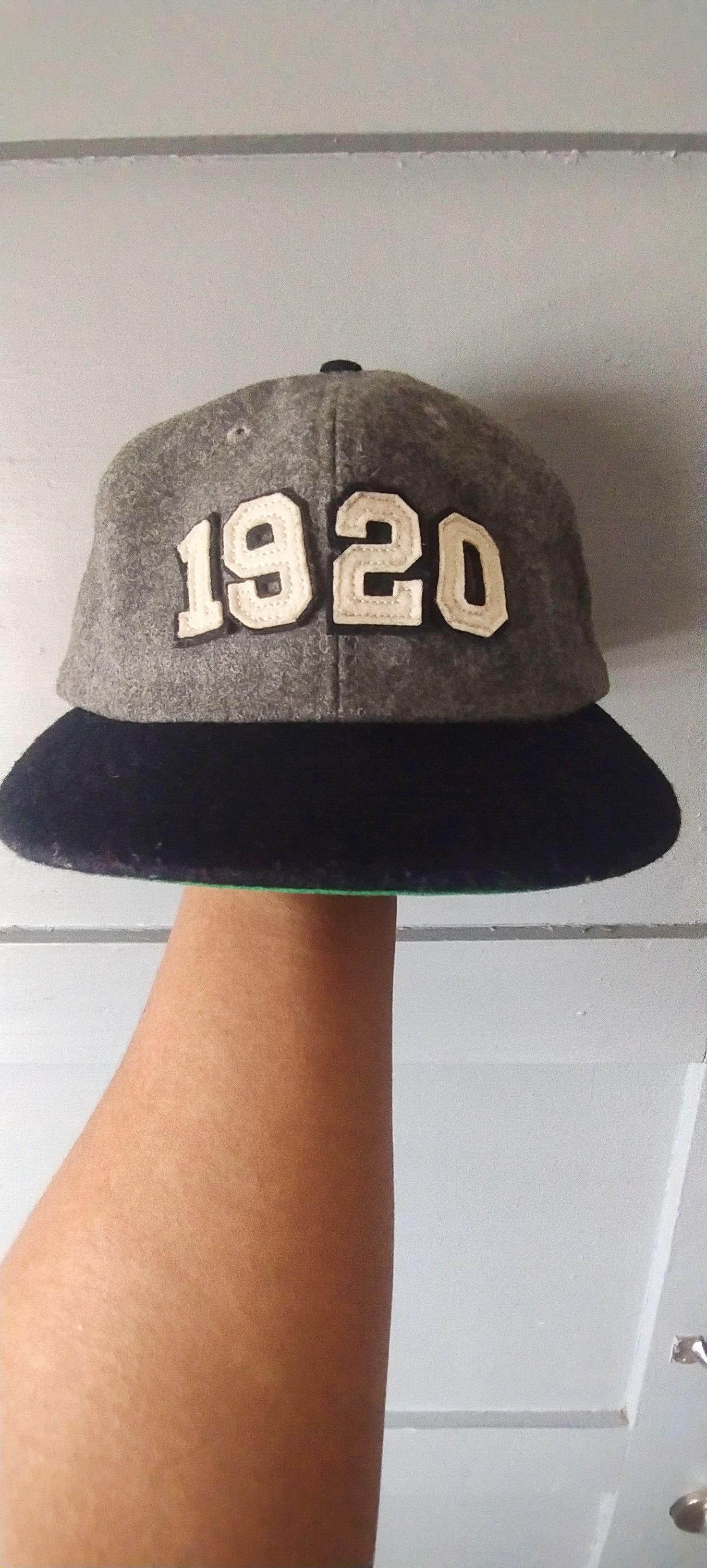New Era New Era 19TWENTY “1920” Cap – Gray Wool (Rare) Size ONE SIZE - 1 Thumbnail