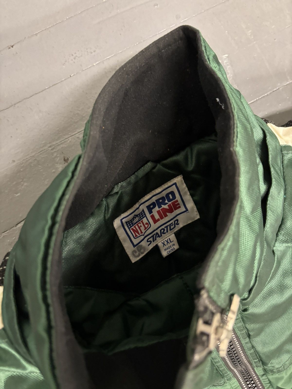 Pro Line × Starter × Vintage Vintage 90s pro line starter NY Jets jacket Size US XXL / EU 58 / 5 - 3 Thumbnail