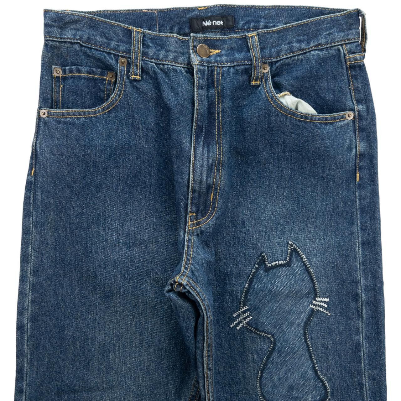 Issey Miyake Vintage Ne-Net by Issey Miyake Cat Patch Jeans Size W30 Size US 30 / EU 46 - 1 Thumbnail