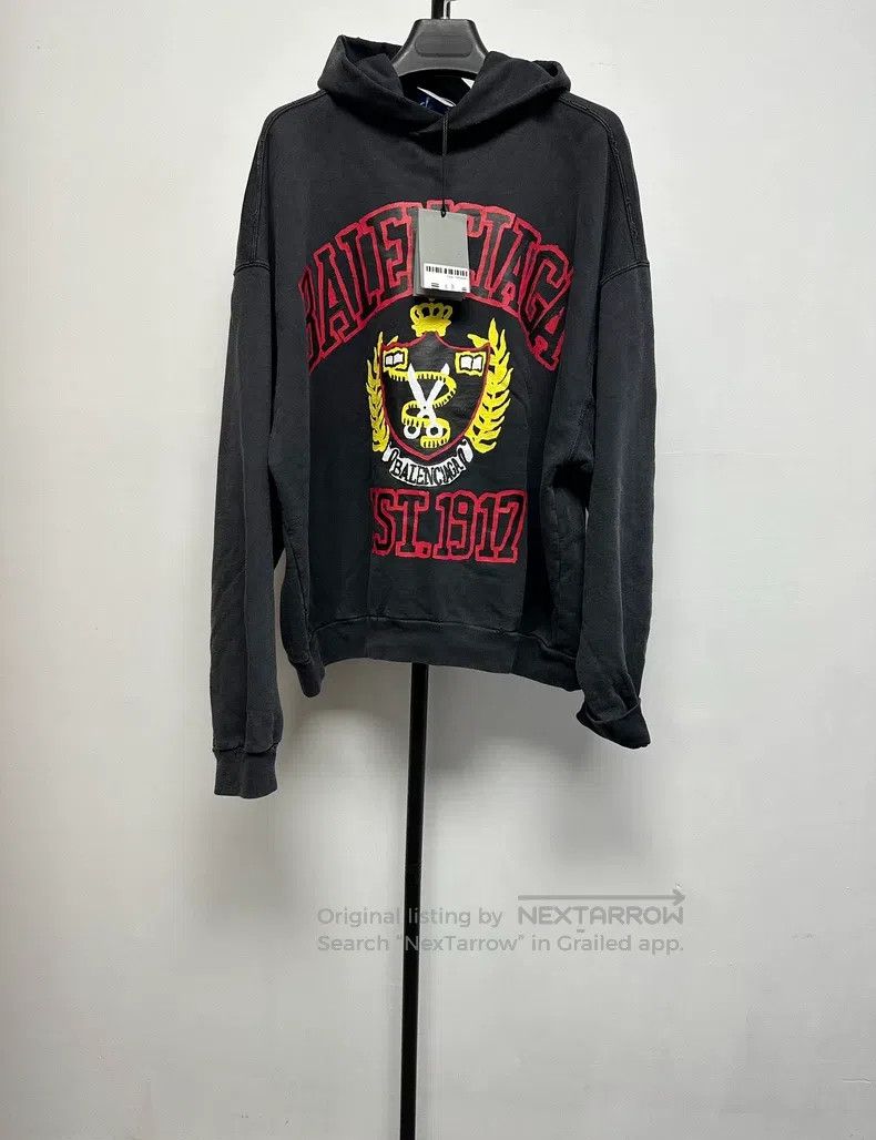 Balenciaga Balenciaga Alphabet Printed Casual Hooded Sweatshirt Size US XS / EU 42 / 0 - 1 Thumbnail