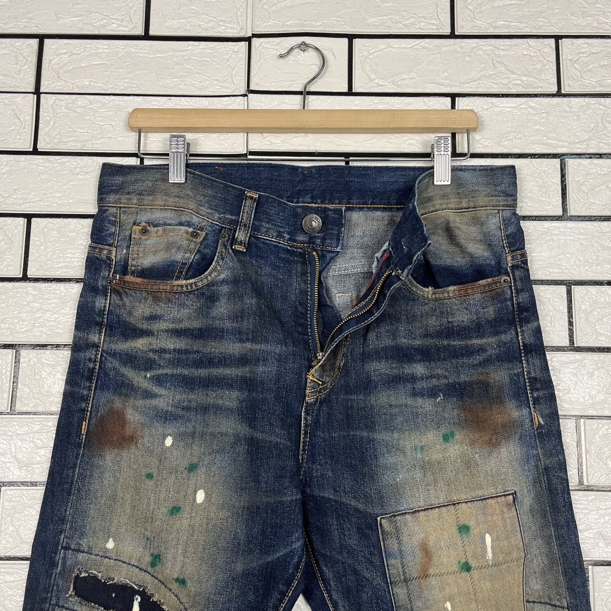 Black Label Vintage Black Label Patchwork Avant Garde Denim Size US 32 / EU 48 - 15 Thumbnail