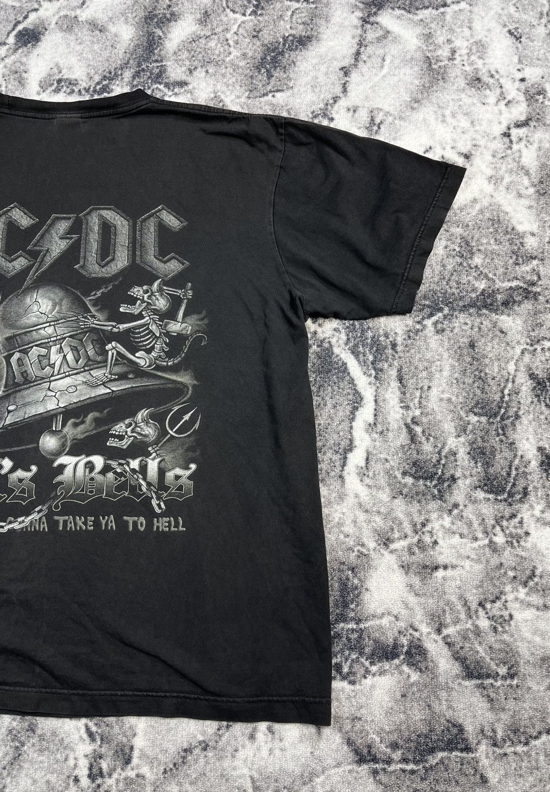 AC/DC ACDC Hells Bells Band Tee Big Graphic Black XL Size US XL / EU 56 / 4 - 11 Thumbnail