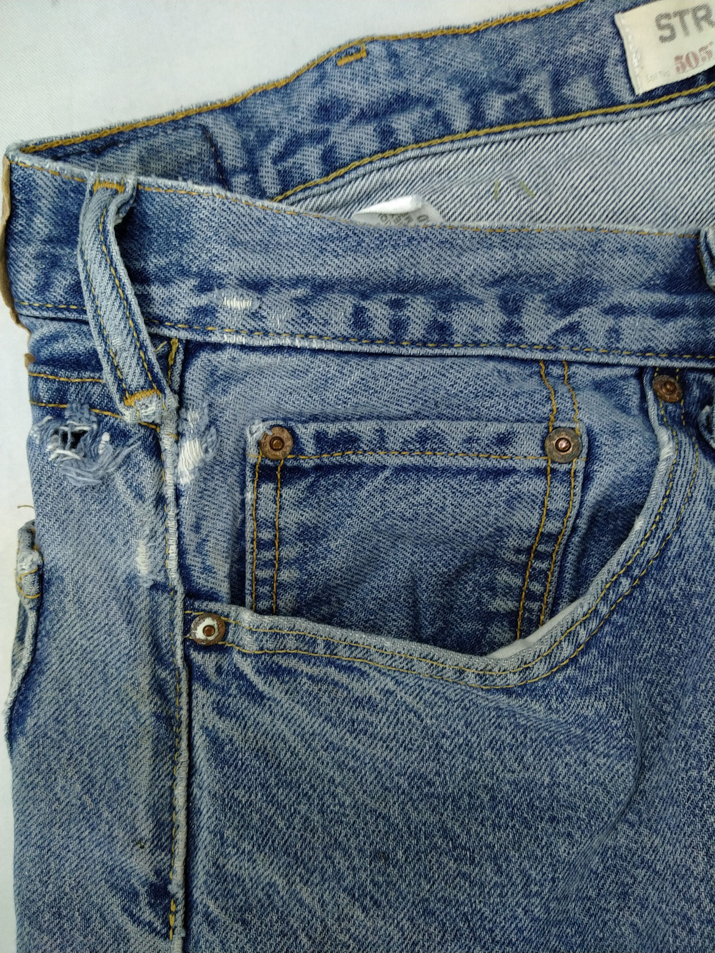 Levi's Vintage Levi's 505 Straight Fit 41 x 29 Denim -JN300 Size US 41 - 10 Thumbnail