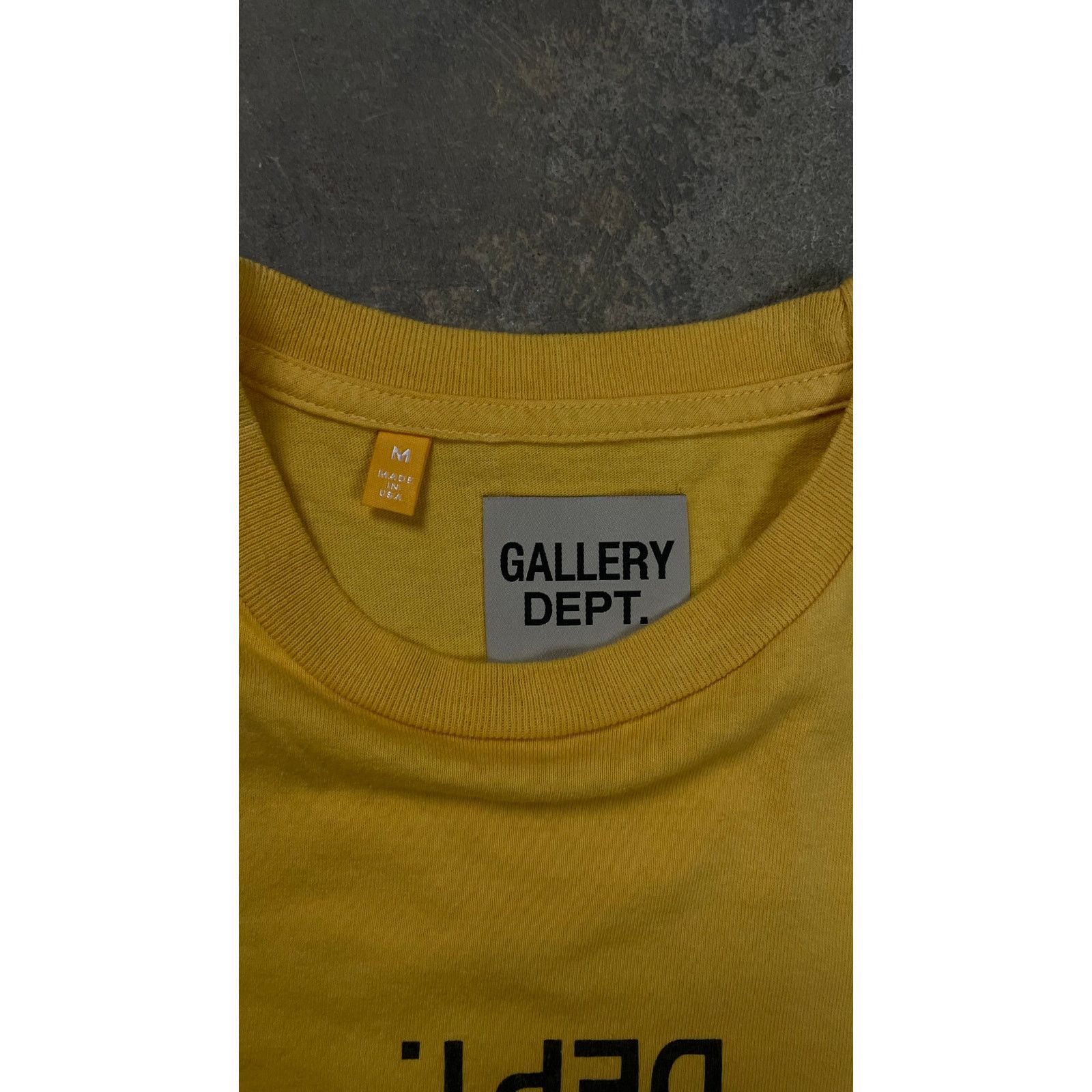 Gallery Dept. Gallery Dept F Up Yellow Tee New Medium Size US M / EU 48-50 / 2 - 3 Thumbnail