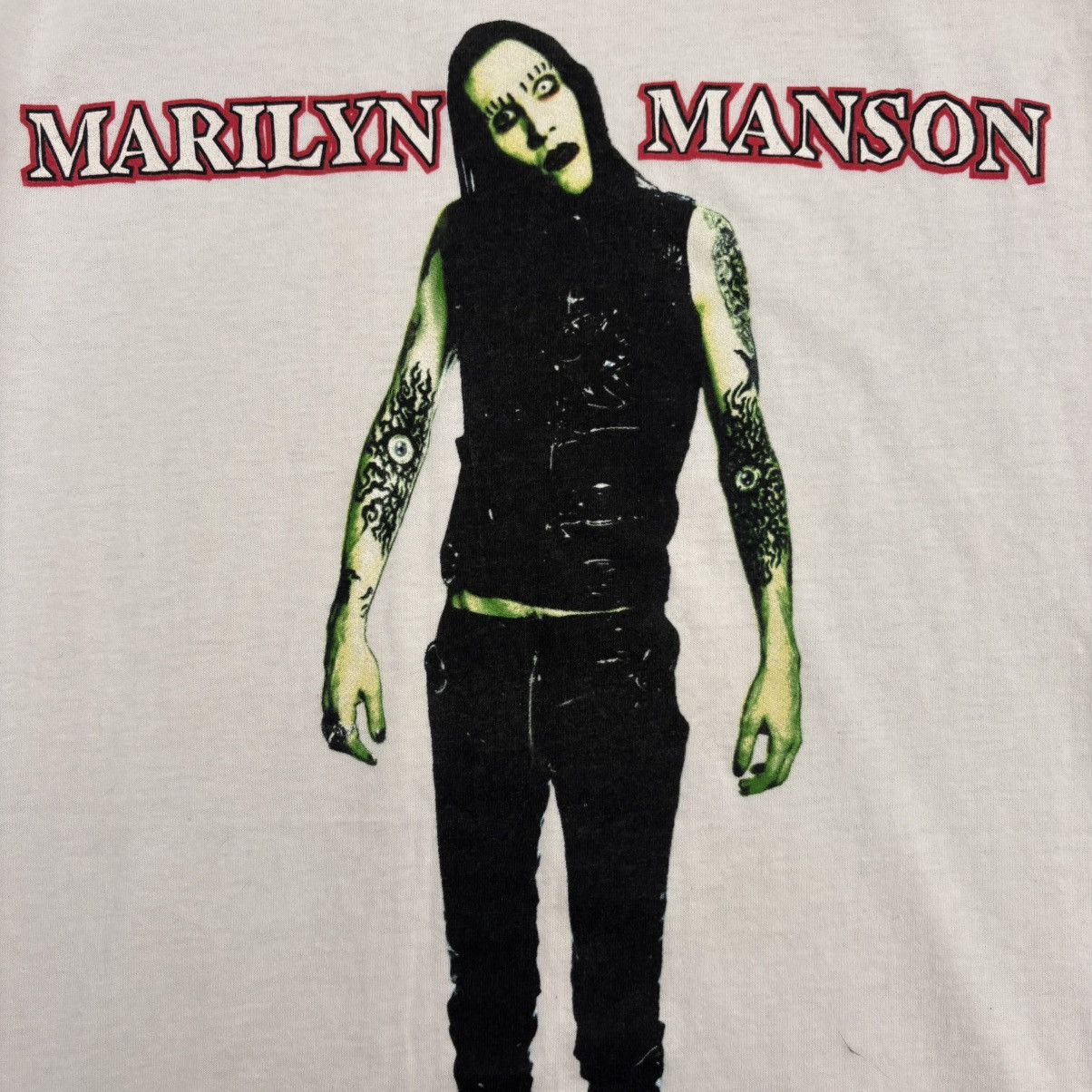 Marilyn Manson 1997 Marilyn Manson Antichrist Superstar Triple Signed Shirt Size US L / EU 52-54 / 3 - 3 Thumbnail