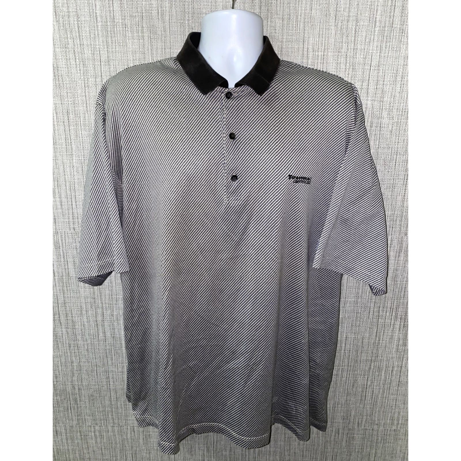 Vintage VINTAGE Country Club Slazenger Golf Polo Shirt XL Short Sleeve Geometric Pattern Mens Size US XL / EU 56 / 4 - 2 Thumbnail