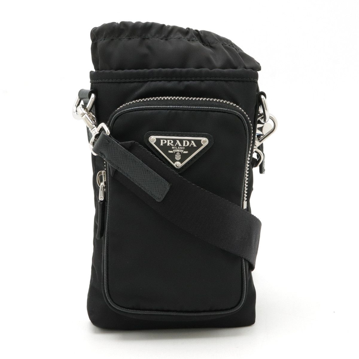 Prada Prada Prada Nylon Smartphone Case Shoulder Bag 2ZH155 Canvas Shoulder Bag 2ZH155 in Great Condition Size ONE SIZE - 1 Thumbnail