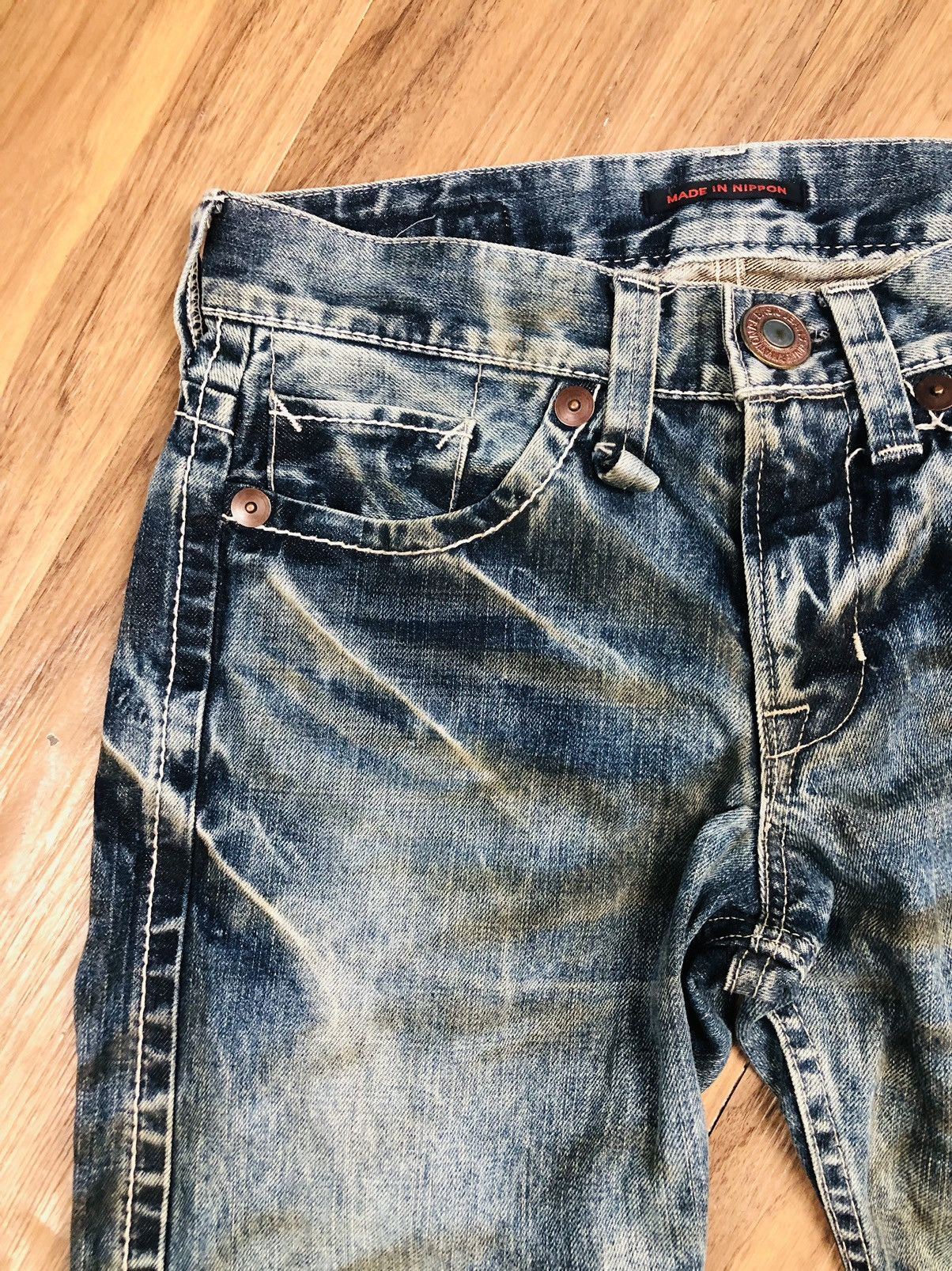 Japanese Brand BlueWay Garments W38 Flare Bootcut (37) Size US 28 / EU 44 - 5 Thumbnail