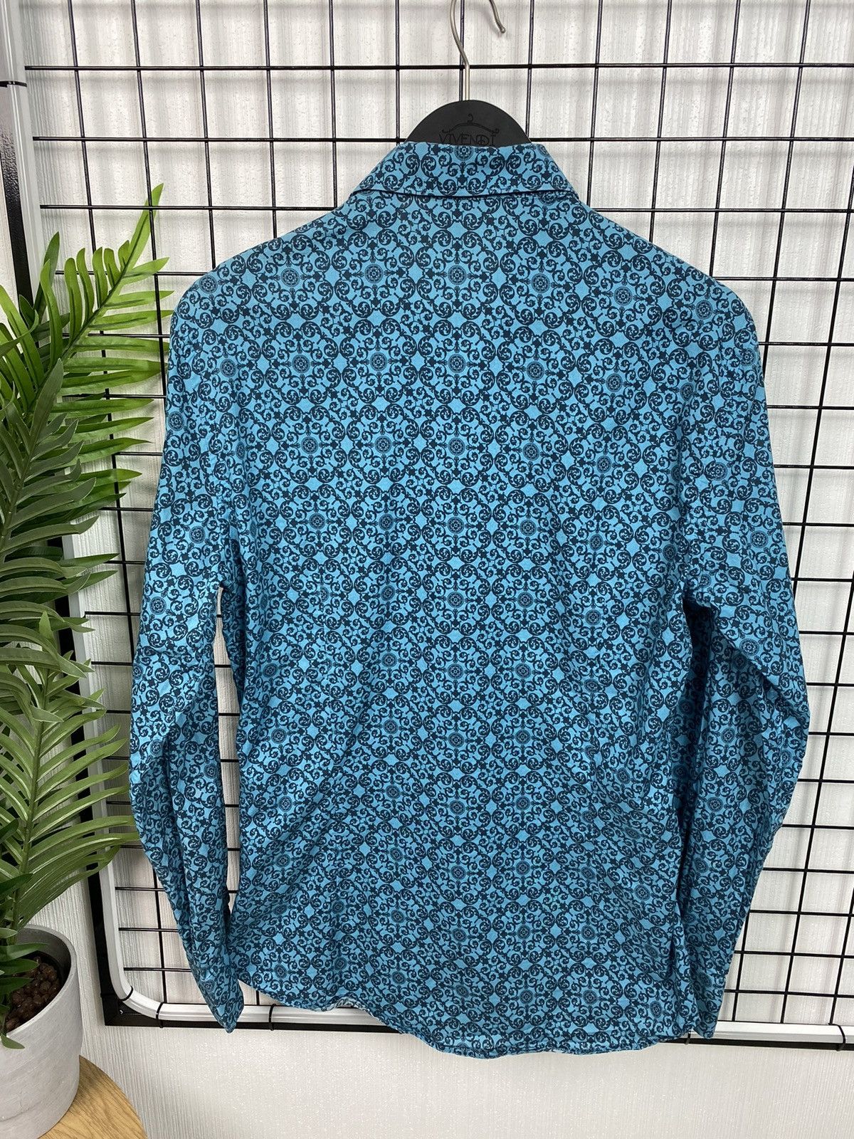 Versace Versace collection All over print shirt Men 16/42 Blue Size US L / EU 52-54 / 3 - 20 Thumbnail