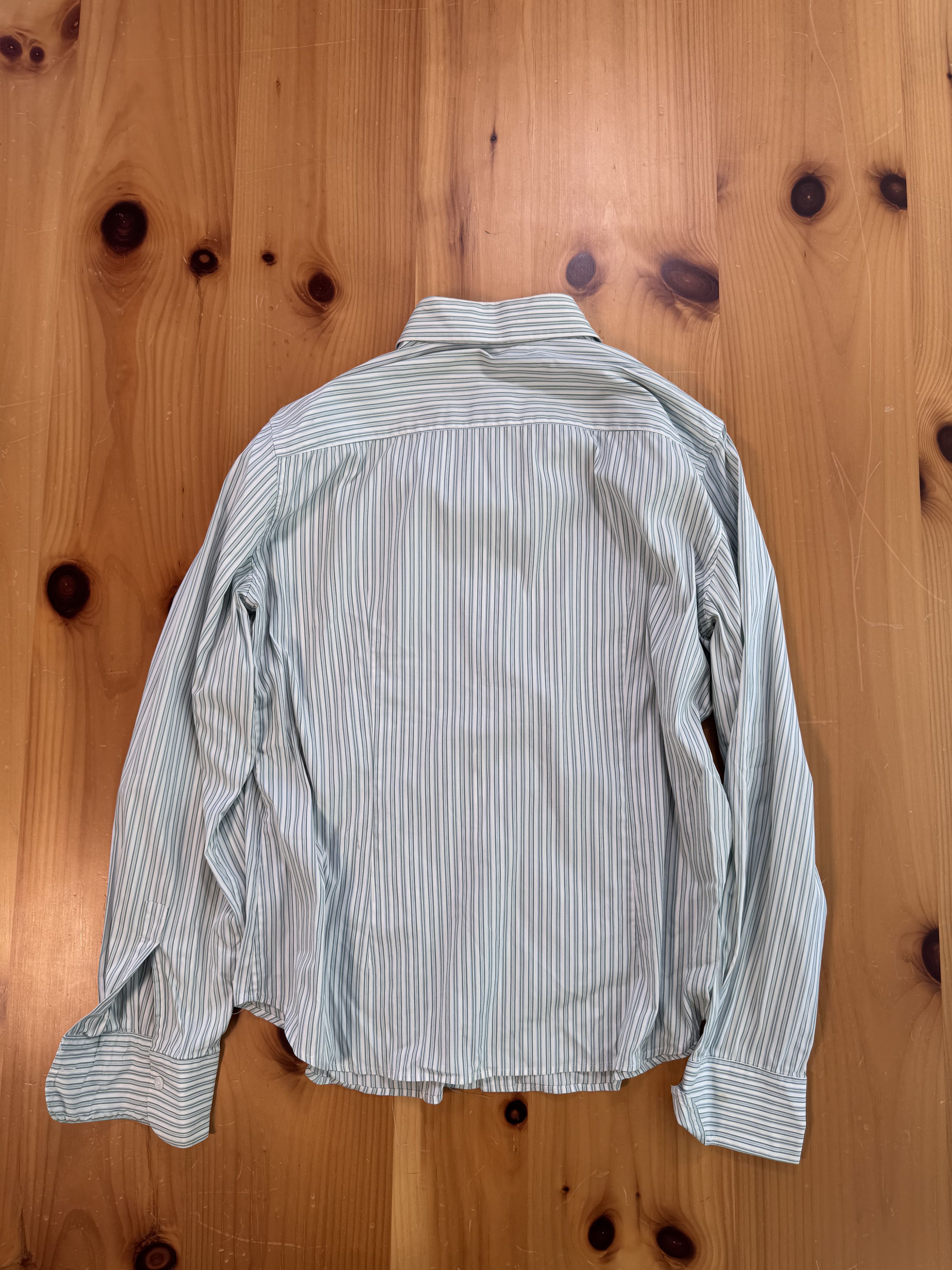 Loro Piana Lora Piana Stripe Dress Shirt Size US M / EU 48-50 / 2 - 9 Thumbnail