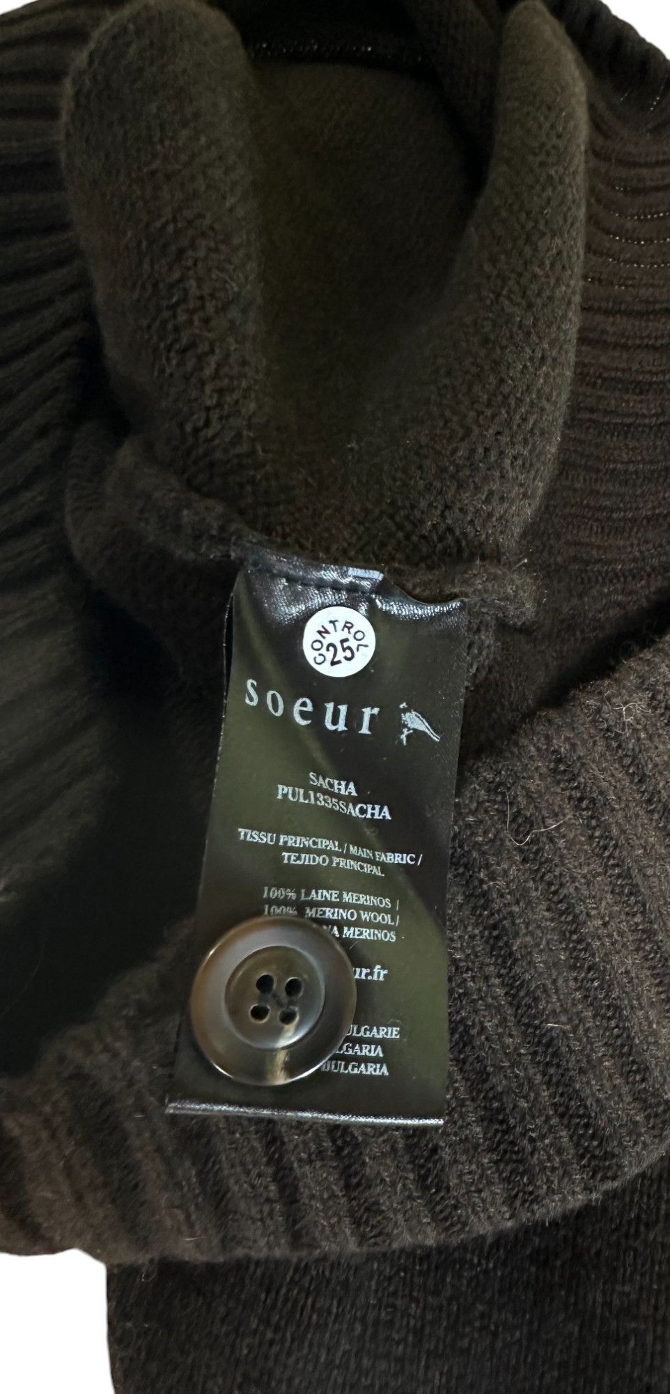 Soeur Pure wool sweater brown Size S / US 4 / IT 40 - 6 Thumbnail