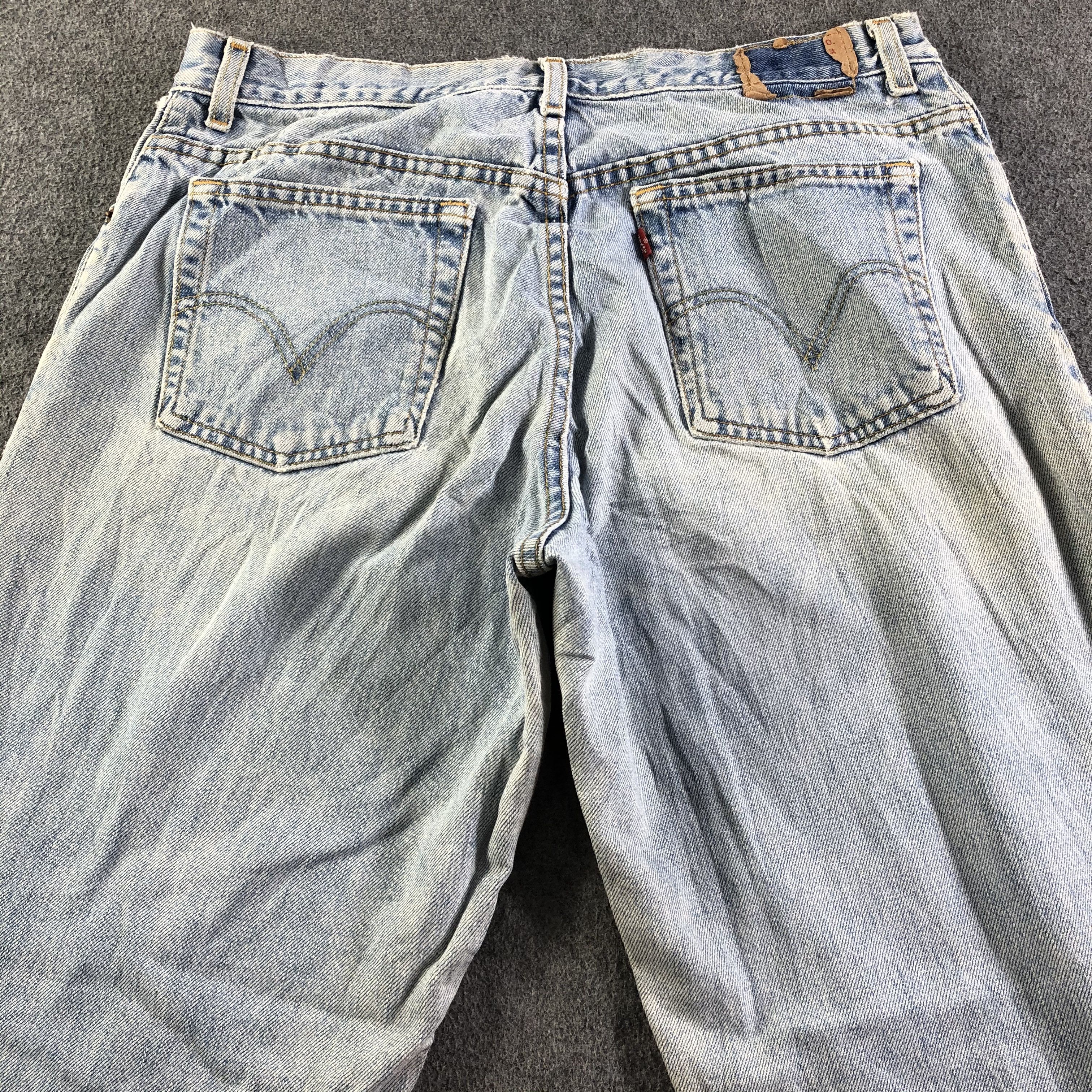 Levi's Vintage Light Wash Levis 550 Jeans-J4156 Size US 34 / EU 50 - 4 Thumbnail