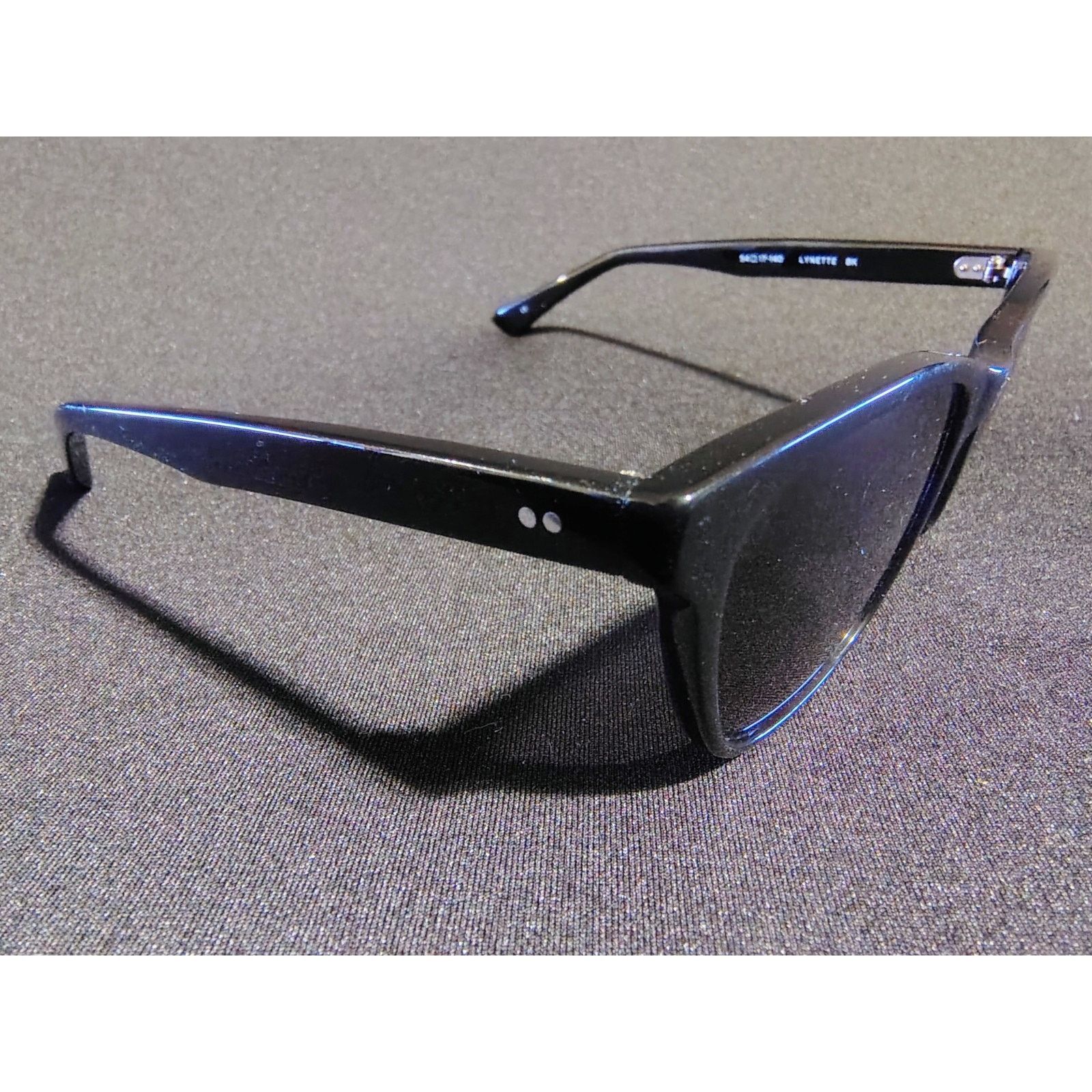 SALT. Optics SALT. Optics Lynette Sunglasses - Black Handcrafted Japanese Size ONE SIZE - 7 Thumbnail