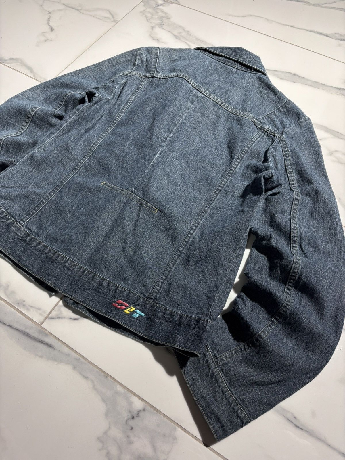 Diesel Vintage Y2K Diesel Jacket Denim 00’s Retro Workwear Style Size M / US 6-8 / IT 42-44 - 8 Thumbnail