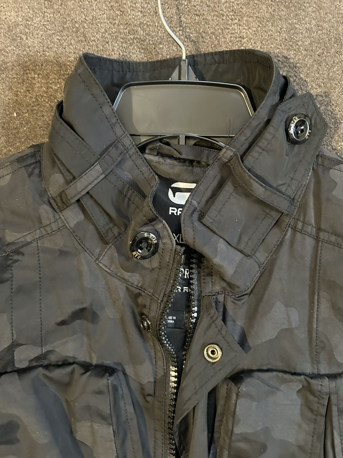 G-Star G-Star Black Camo Jacket Size US XL / EU 56 / 4 - 4 Thumbnail