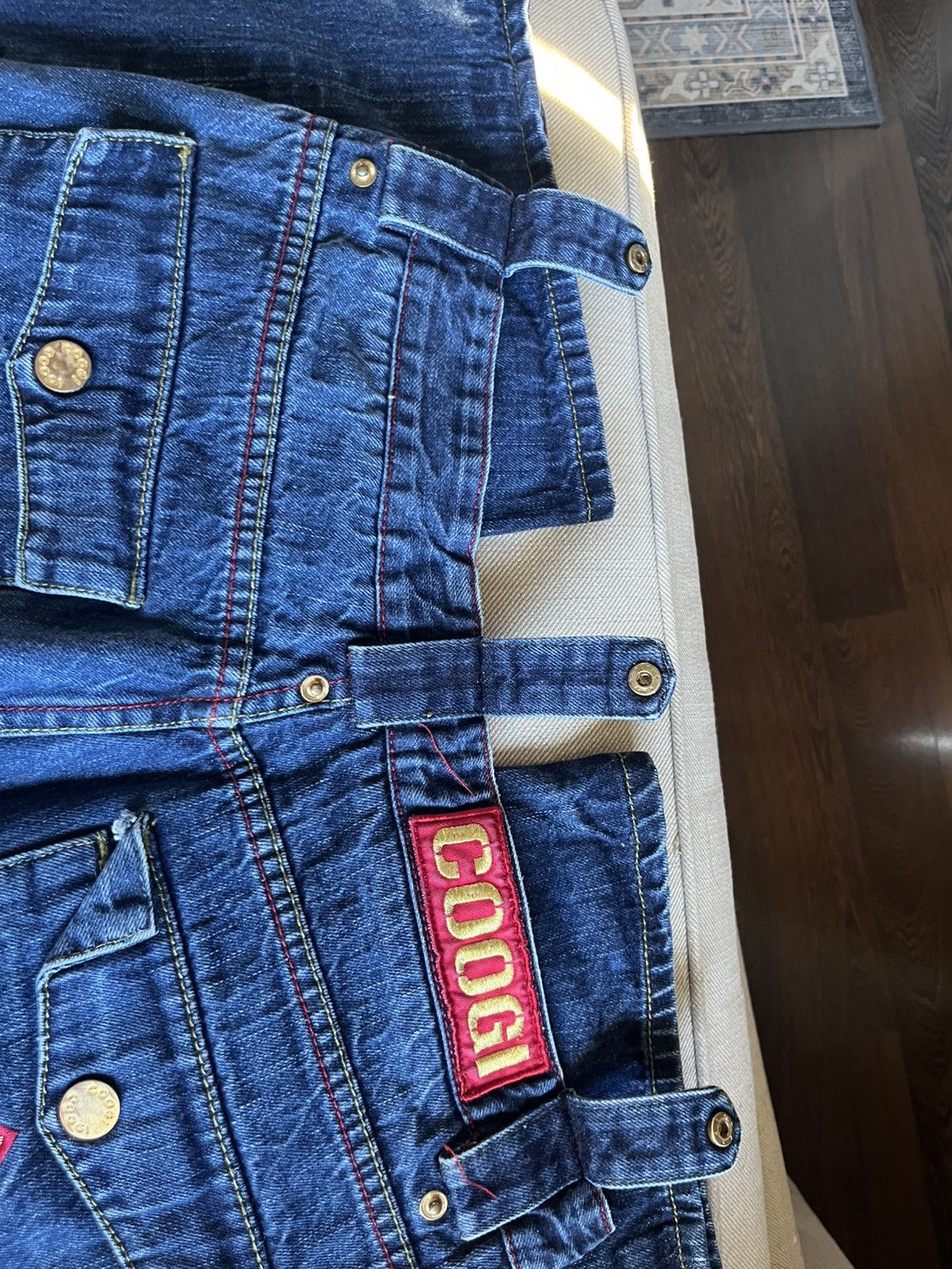 Coogi Vintage Coogi Embroidered Snake Denim Jeans Size US 36 / EU 52 - 11 Thumbnail